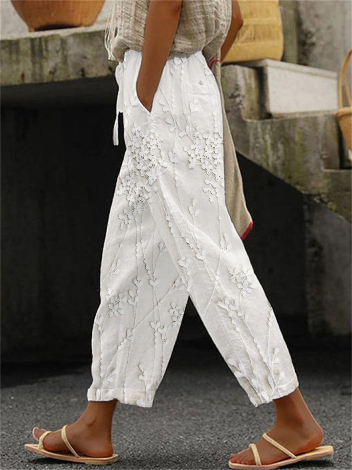 Elizabeth | Vine Printed Trousers