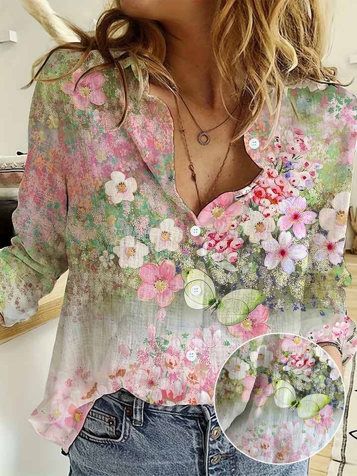Nova | Whimsical Bloom Shirt