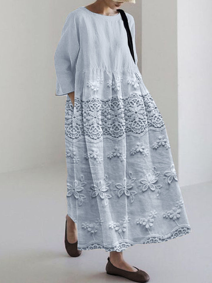 Talia | Lace Printed Dress