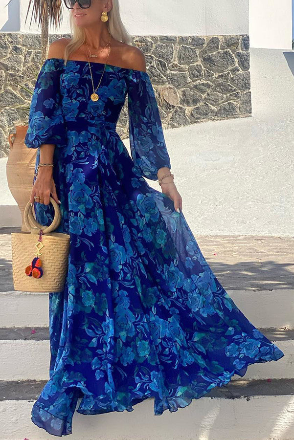 Kaye | Off-Shoulder Floral Dress