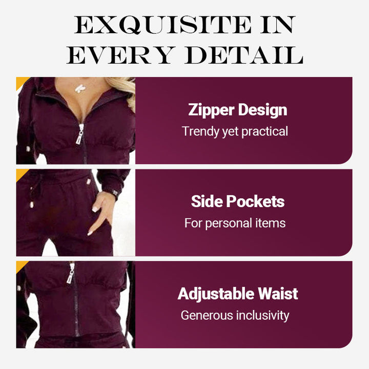 Coraline | Zip-Up Sportswear Set