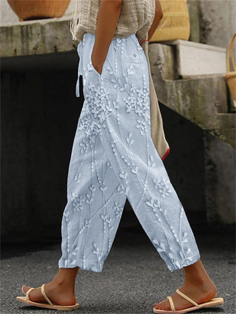 Elizabeth | Vine Printed Trousers