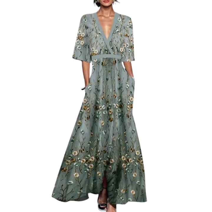 Dina | Romantic Spring Floral Dress