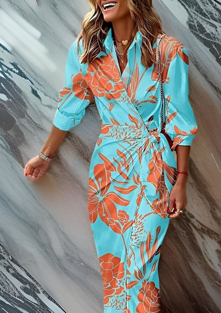Amira | Printed Shirt Dress