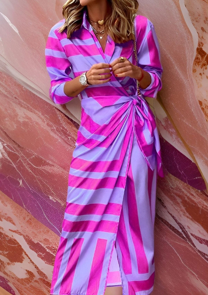 Amira | Printed Shirt Dress