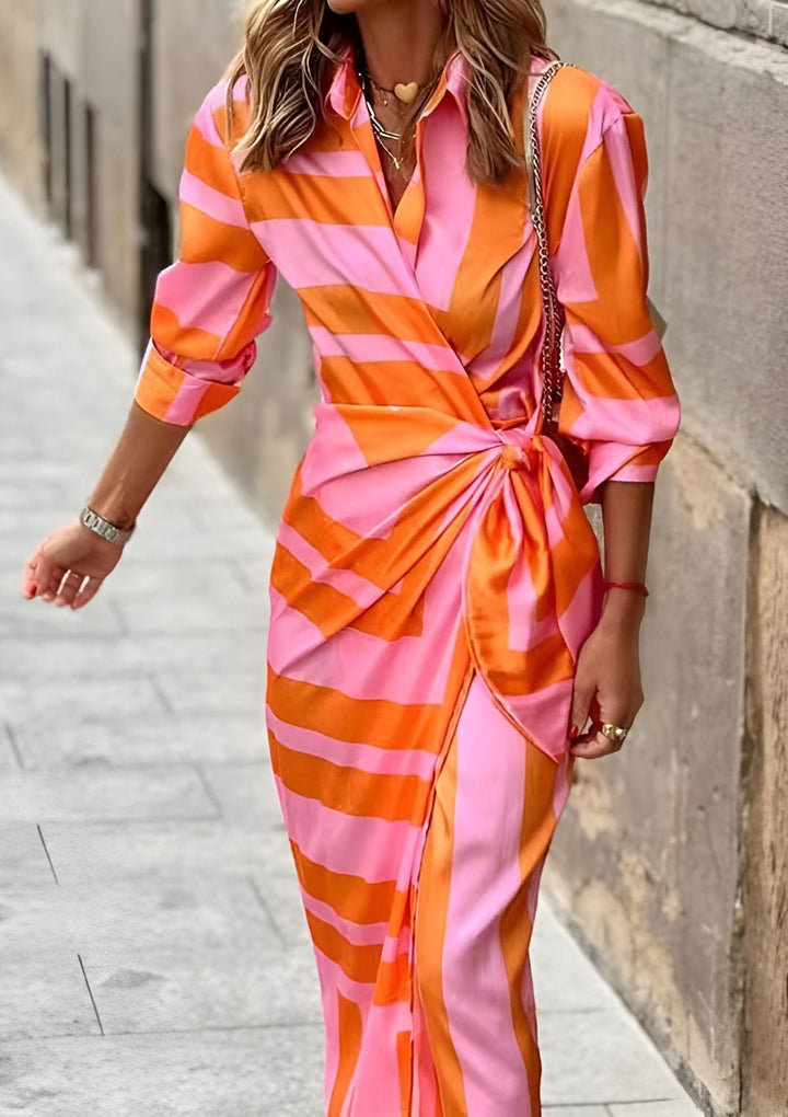 Amira | Printed Shirt Dress