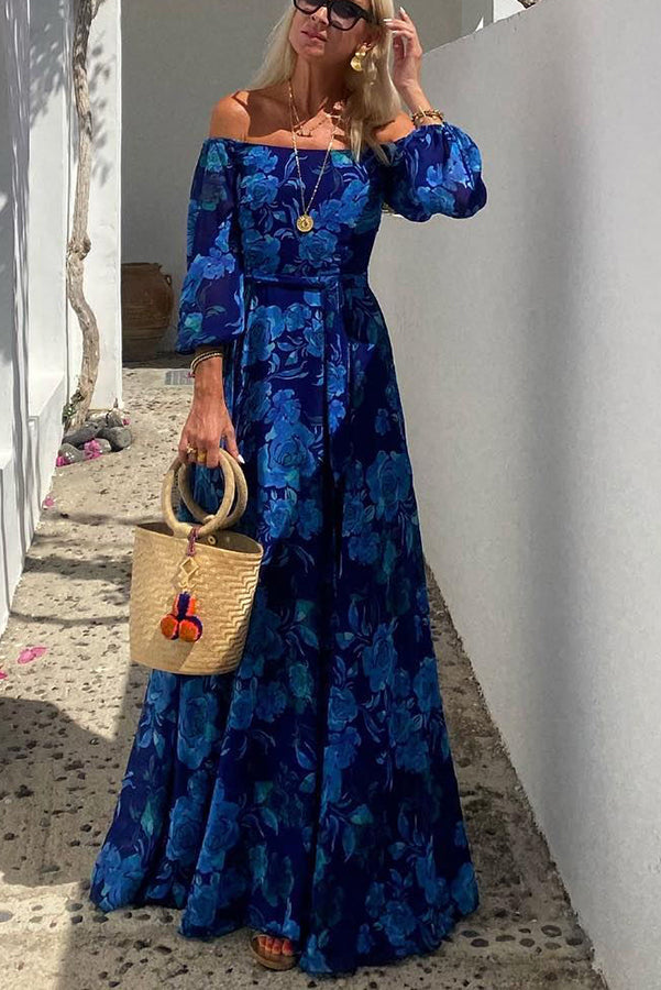 Kaye | Off-Shoulder Floral Dress