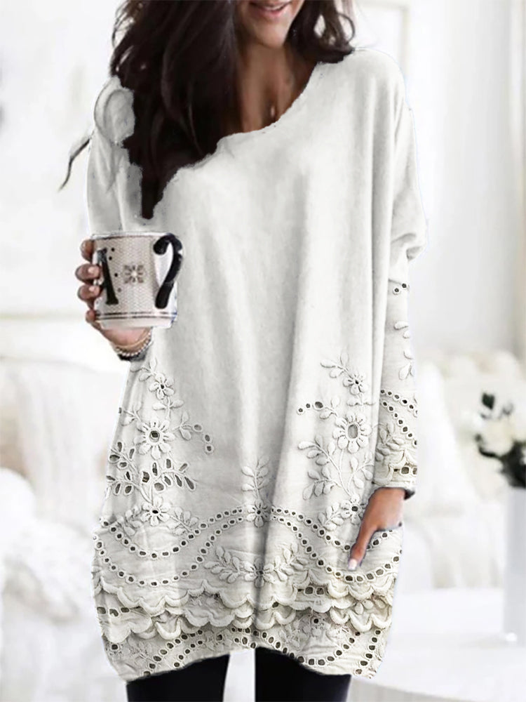 Claire | Printed Cozy Sweater