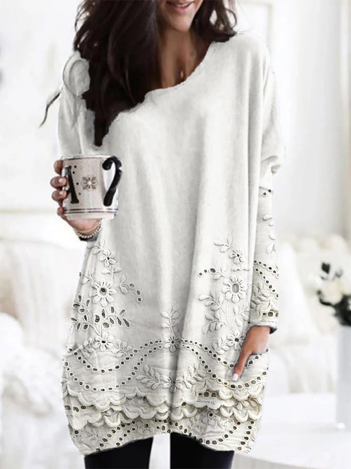 Claire | Printed Cozy Sweater