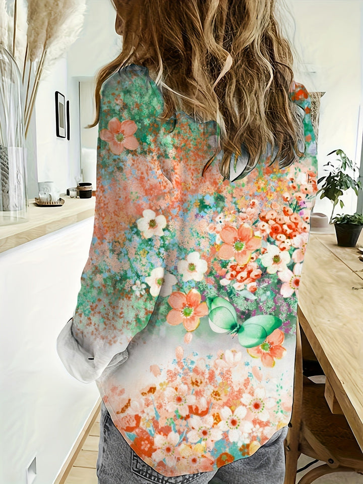 Nova | Whimsical Bloom Shirt