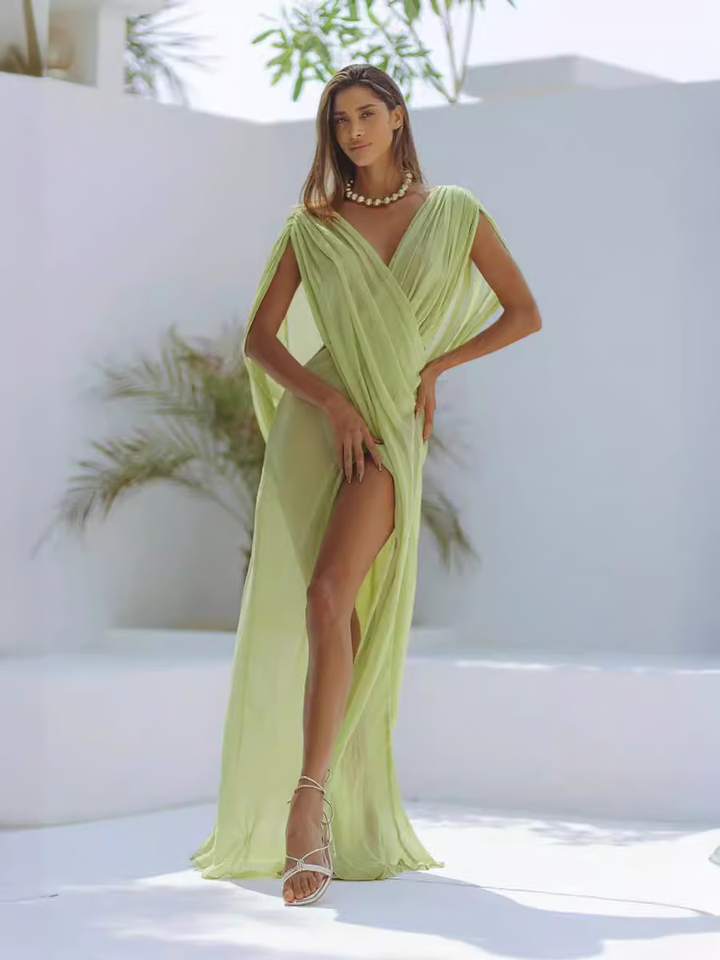 Valerie | Sleeveless Openwork Beach Dress