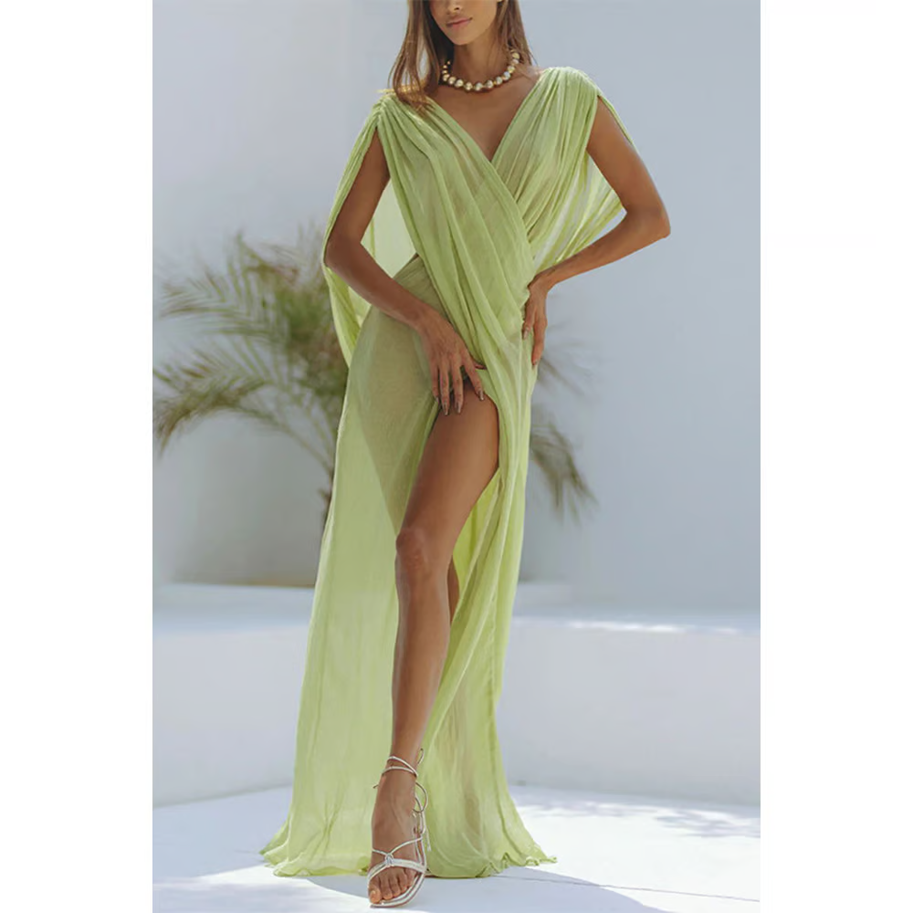 Valerie | Sleeveless Openwork Beach Dress