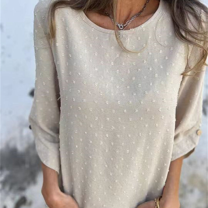 Samantha | Casual Jacquard Top