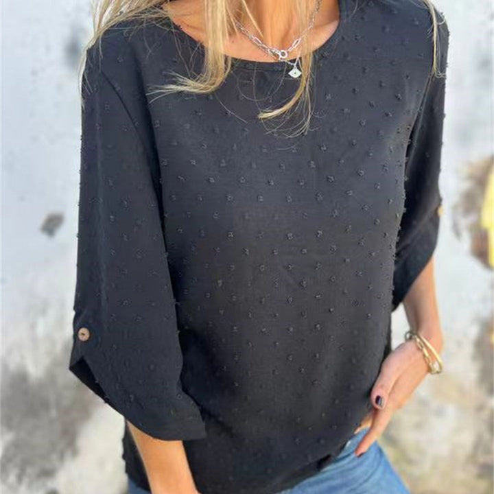 Samantha | Casual Jacquard Top