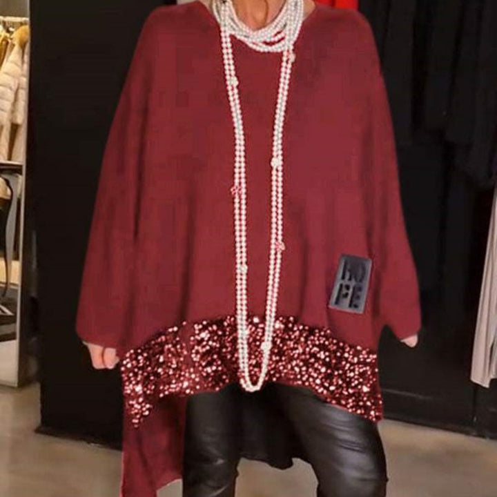 Julia | Sequin Patchwork Top