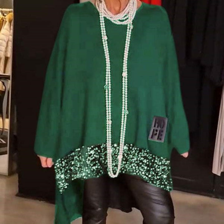 Julia | Sequin Patchwork Top