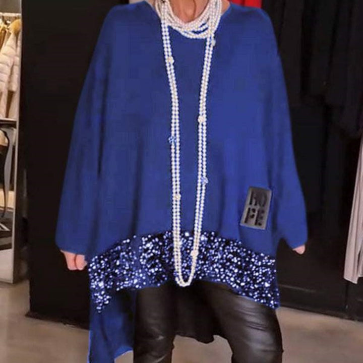 Julia | Sequin Patchwork Top