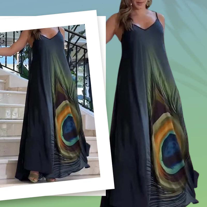 Hana | Floral Gradient Maxi Dress