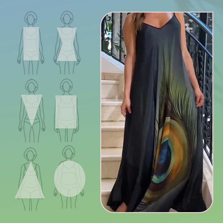 Hana | Floral Gradient Maxi Dress