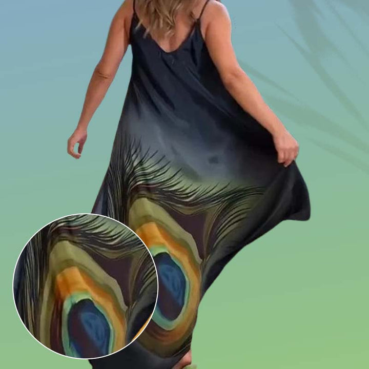 Hana | Floral Gradient Maxi Dress