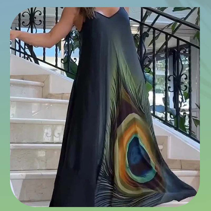 Hana | Floral Gradient Maxi Dress